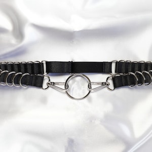 Elastic waist belt with D rings, O ring and carabiners
