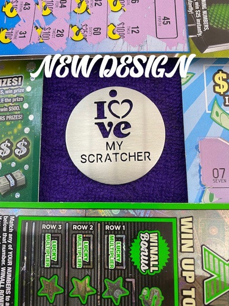 Lottery Ticket Scratcher lucky Scratcher Coin Lucky Lotto Scratcher