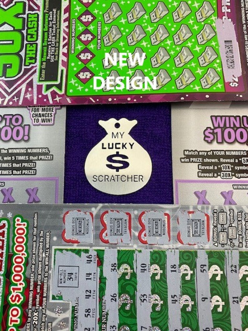 Lottery Ticket Scratcher lucky Scratcher Coin Lucky Lotto Scratcher