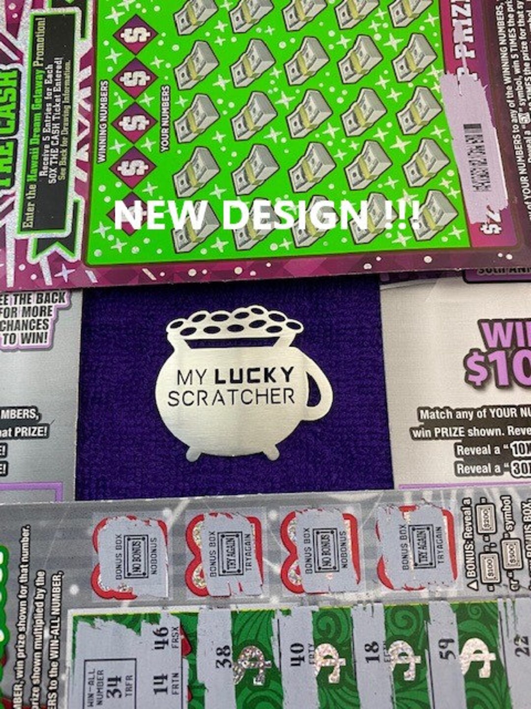Lottery Ticket Scratcher lucky Scratcher Coin Lucky Lotto Scratcher