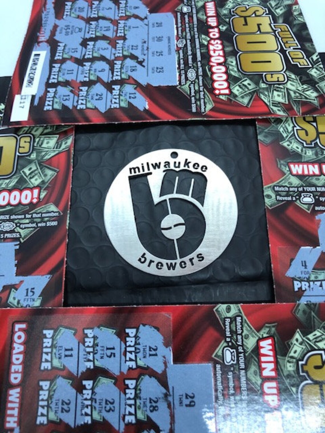 Lottery Ticket Sport Team Scratcherlucky Scratcher Coin Etsy