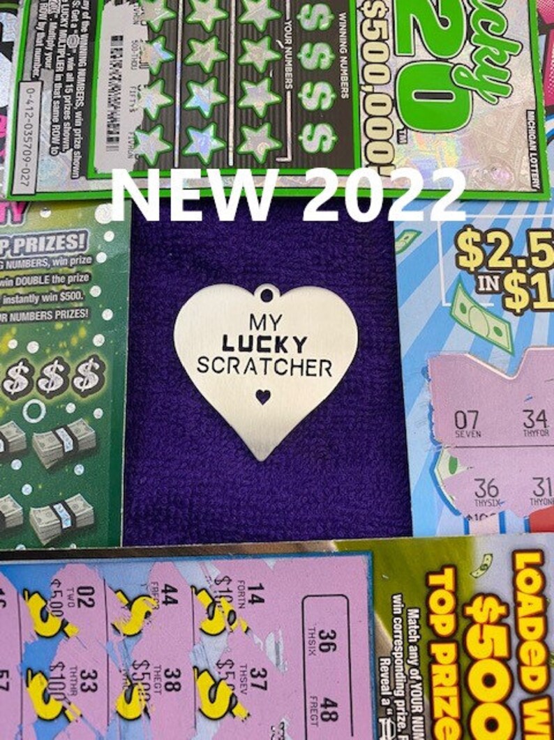 Lottery Ticket Scratcher lucky Scratcher Coin Lucky Lotto Scratcher