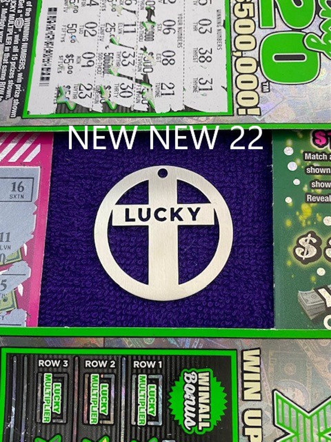 Lottery Ticket Scratcher lucky Scratcher Coin Lucky Lotto Etsy