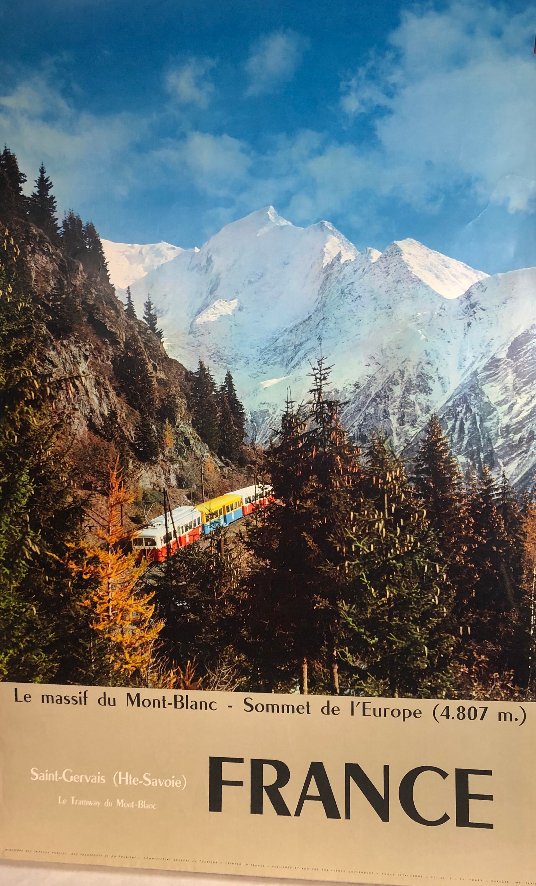 SAINT GERVAIS SKI Rvdm-POSTER HQ 50x70cm d'une AFFICHE VINTAGE
