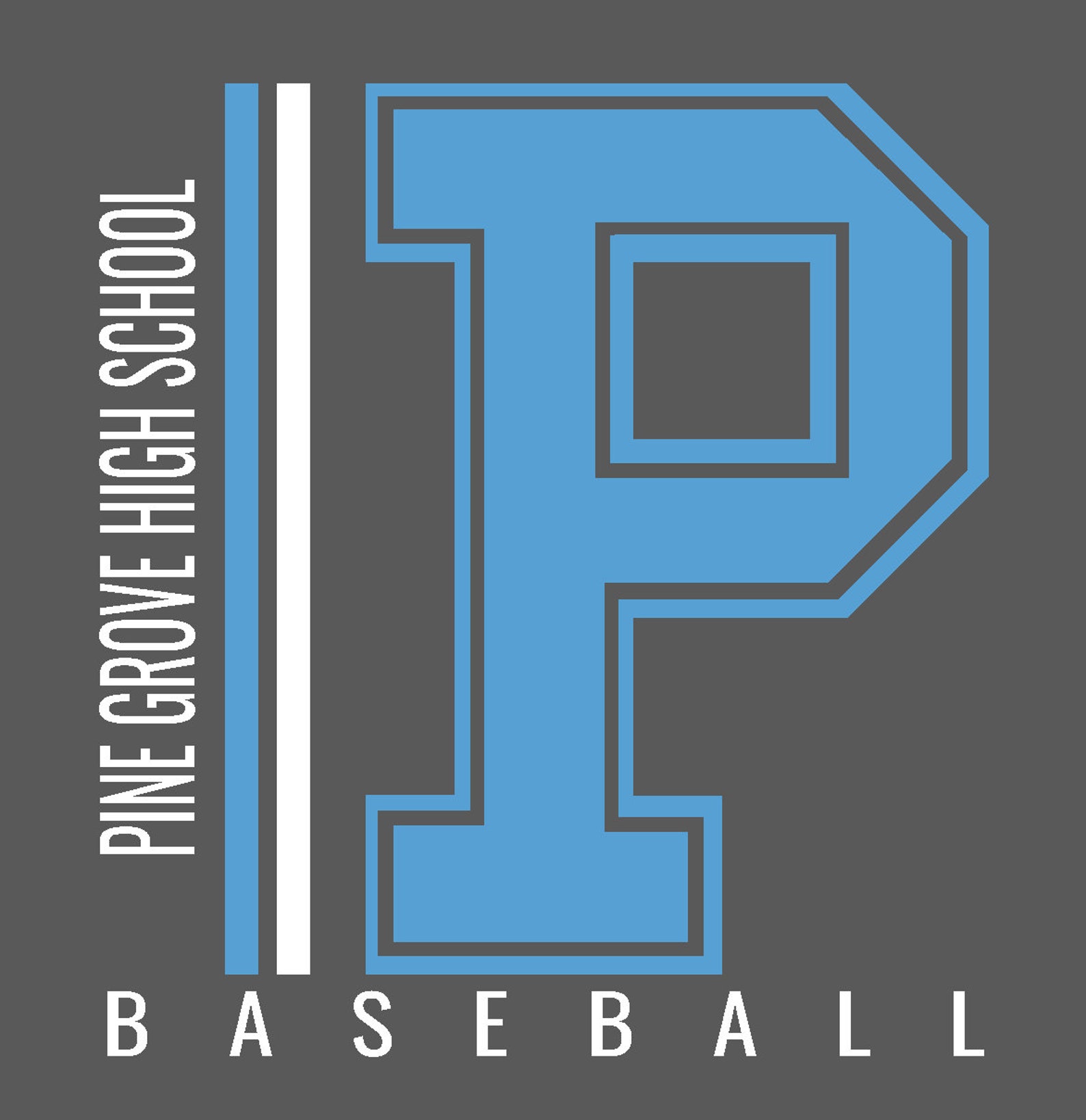 Pine Grove High School Baseball Tshirt Design Editable SVG, AI, PDF Etsy