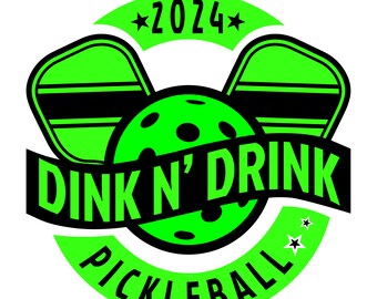 Dink n’ Drink PICKLEBALL T-shirtdesign