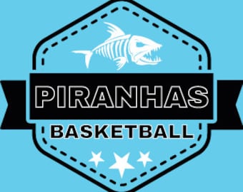 Piranhas Power: Basketball T-Shirt Design Kit for SVG, AI, and More!