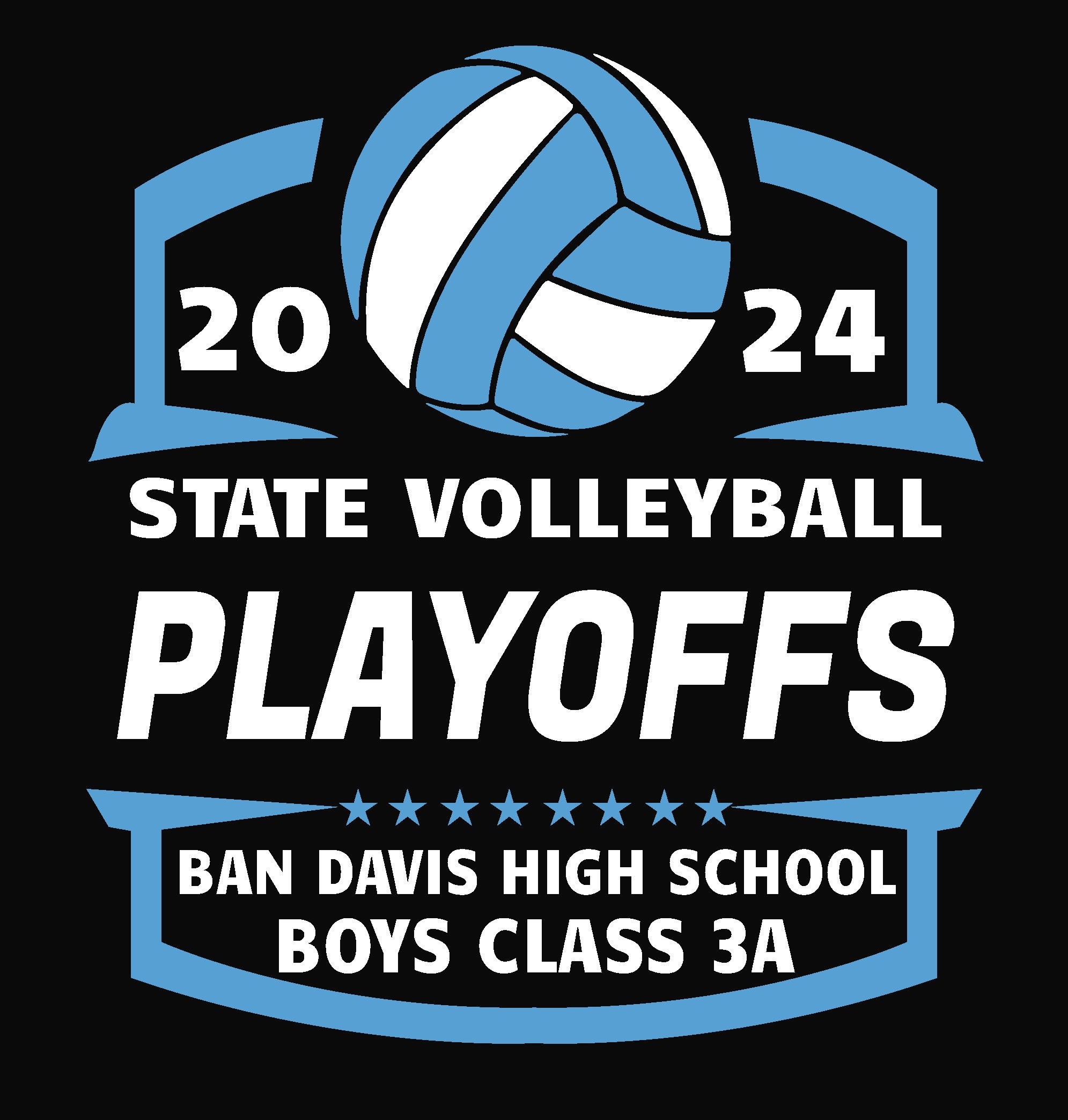 High School Volleyball Playoffs T-shirt Design Editable SVG, AI
