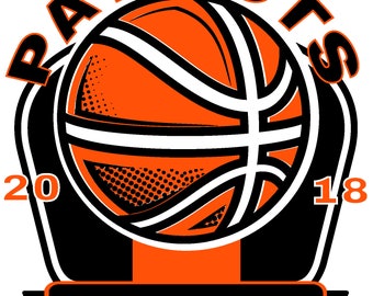 T-shirtdesign för ungdomsbasketturnering - redigerbar Svg, Ai, Png, PDF