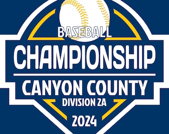 Baseball Championship T-Shirt Design - Editable SVG, AI, PDF