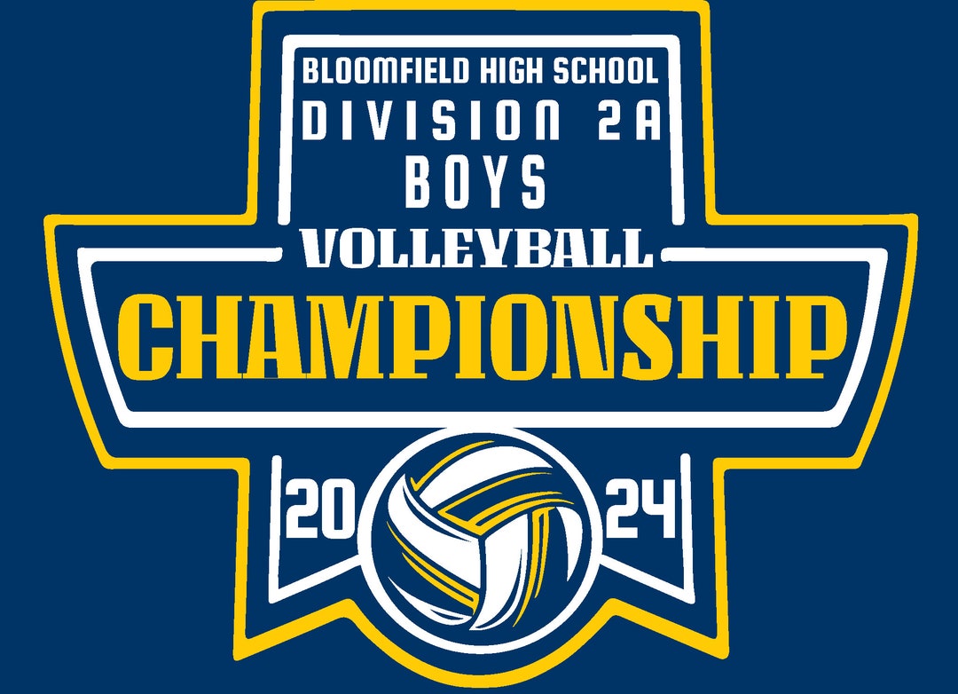 Volleyball High School Championship Tshirt Design Editable SVG, AI
