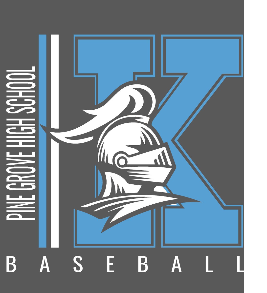 Knights High School Baseball Tshirt Design Editable SVG, AI, PDF Etsy