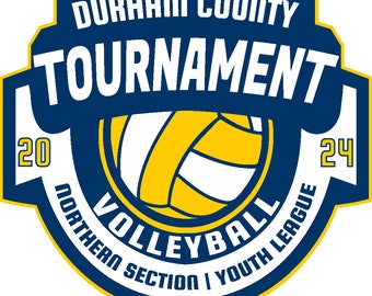 Youth Volleyball Tournament T-Shirt Design - Editable SVG, AI, PDF