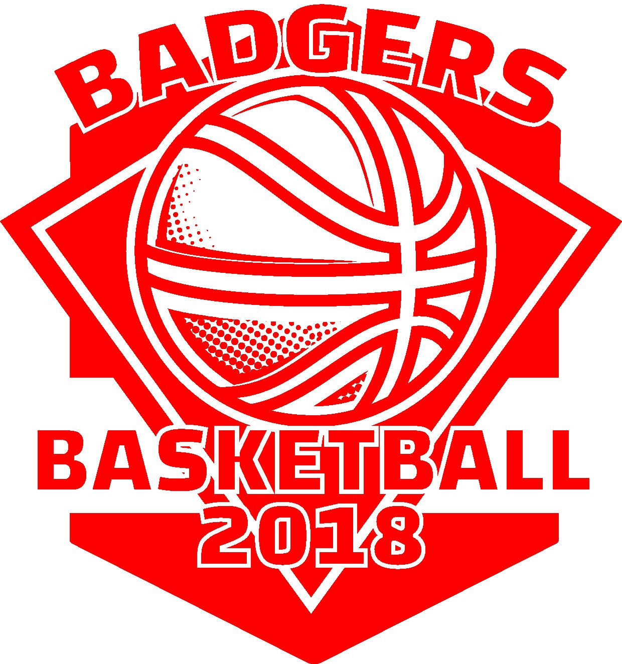 High School Basketball T Shirt Design