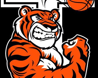 High School Basketball Tee Design | Editable SVG & AI