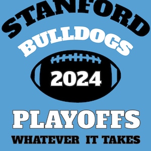 Bulldogs Fussball Playoffs T-Shirt Design