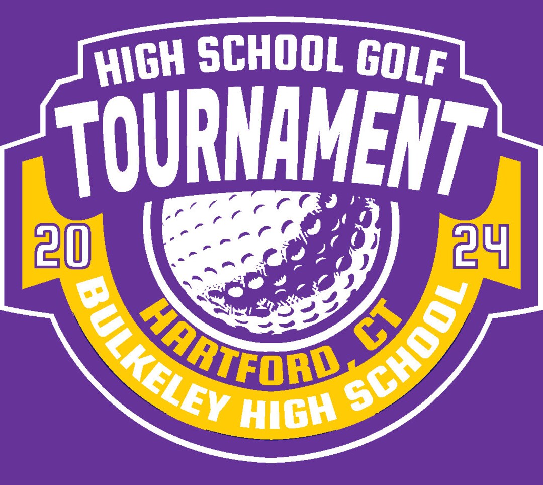 High School Golf Tournament Tshirt Design Editable SVG, AI, PDF Golf