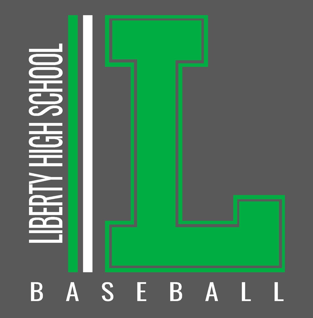Liberty High School Baseball Tshirt Design Editable SVG, AI, PDF Etsy