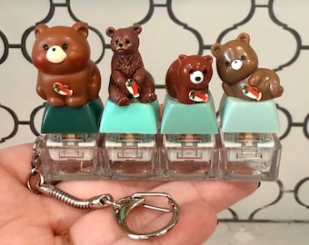 Fat Bear Week Fidget Clicker Keychain: Kawaii Katmai Bear Charm (2026)