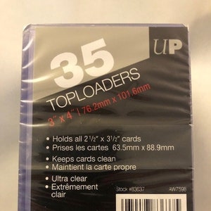 3 x 4 Regular toploaders (35ct Pack)