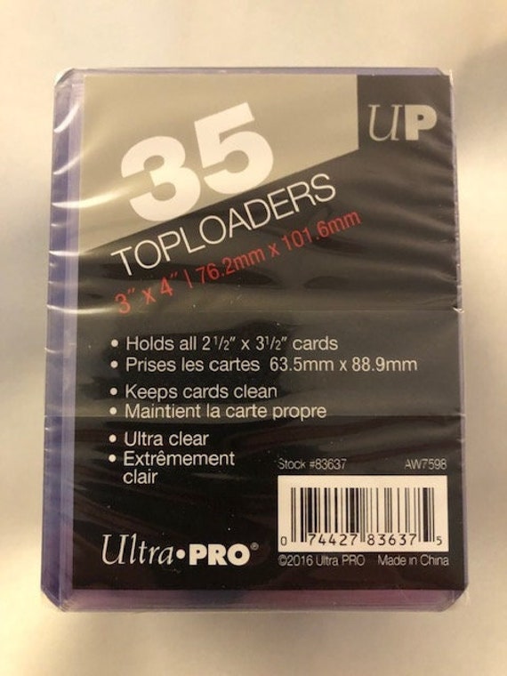3 x 4 Colored Border Toploaders (25ct) for Standard Size Cards