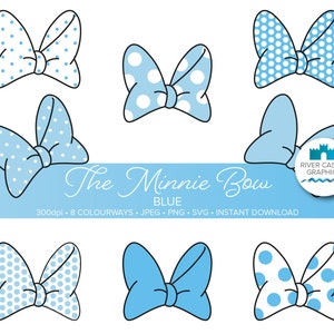 minnie bow vector, minnie bow svg, minnie bow jpg, minnie bow png, baby blue bow