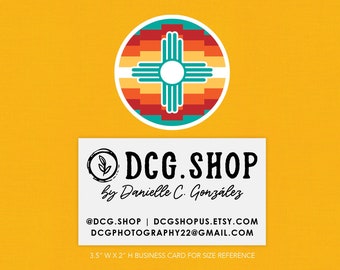 New Mexico Zia Sticker - Original Design by DCG.Shop