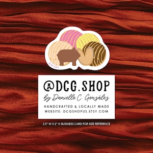 Pan Dulce Sticker - Concha Sticker - Marranito Sticker - by @DCG.Shop