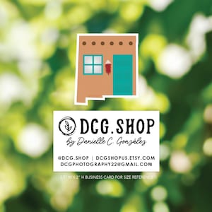 New Mexico Adobe Home Sticker - Original Design by DCG.Shop