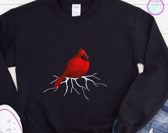 cardinal bird sweatshirt