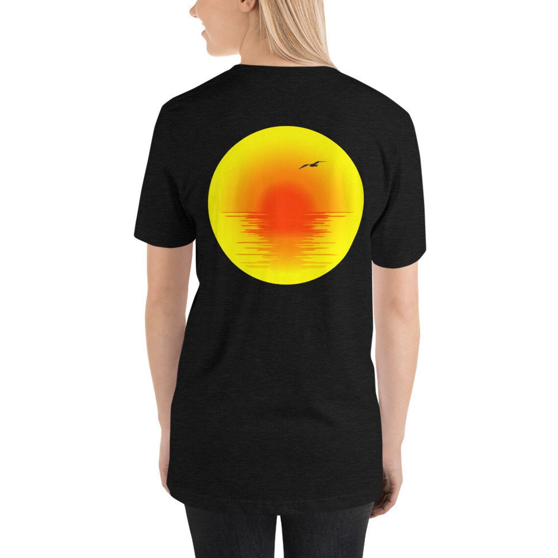 Sunset T-Shirt/Fun Summer Shirt/Summer Vacation Shirt/Back | Etsy