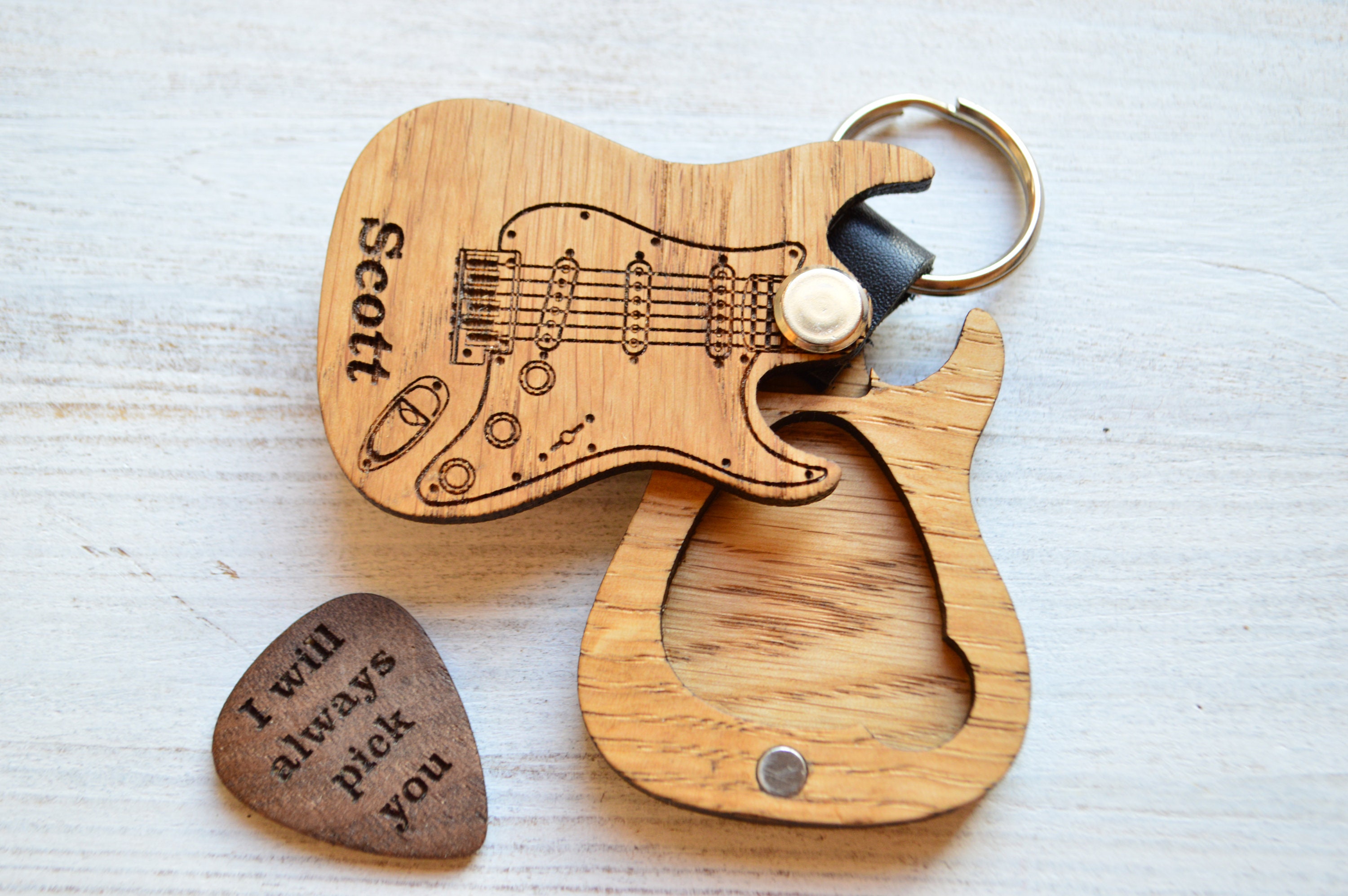 Custom Guitar Pick Holder Personalized Guitar Pick Etsy
