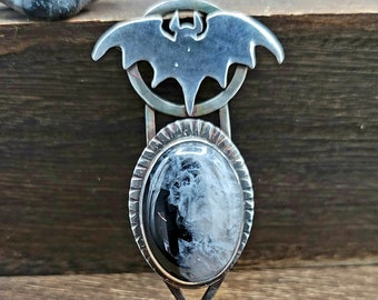 925 Sterling Silver Gothic Handmade Pendant