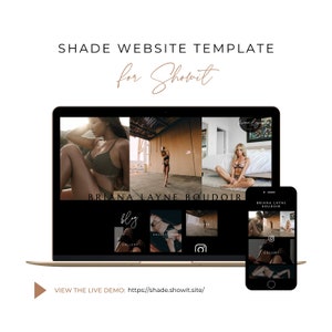 Showit Website Template, Boudoir Template, Photography Website, Boudoir Web Site, Boudoir Photographer, Instant Download, Blogger Template