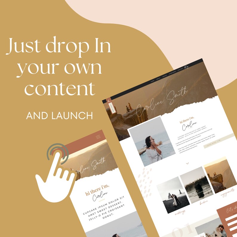 Showit Template for Photographers Coaching Template Etsy