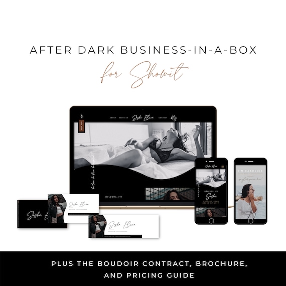 Showit Template for Boudoir Photographers, Boudoir Template, Photography Website, Instagram Template, Boudoir Photographer, Instant Download