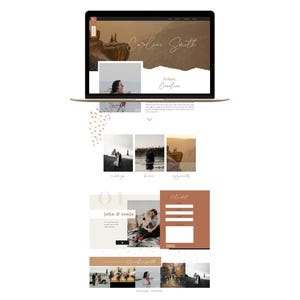 Showit Website Template für Fotografen | Hochzeit, Boudoir & Verlobung Theme | Portfolio Webseite | Sofort Download Bild 12