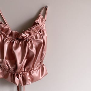 Satin Top - Blush Pink