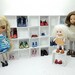 Set of 8 Racks DIY Shelf for Shoes and Clothes for Dolls Blythe ...