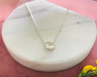 Silver Star Necklace in the UK, Sterling Silver Necklace, Friendship Necklace, Gifts for Her, Dainty Necklace, Minimalist Jewellery