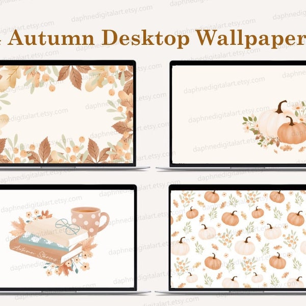 Desktop Wallpaper Fall , Laptop Wallpaper , Autumn Macbook Wallpaper , Warm Neutral Background , Modern Wallpaper, Cream Background