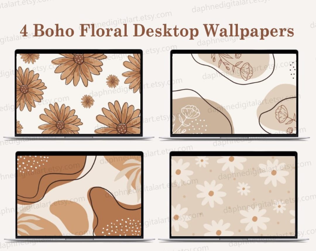 Boho Desktop Wallpaper , Laptop Wallpaper , MacBook Wallpaper , Warm ...
