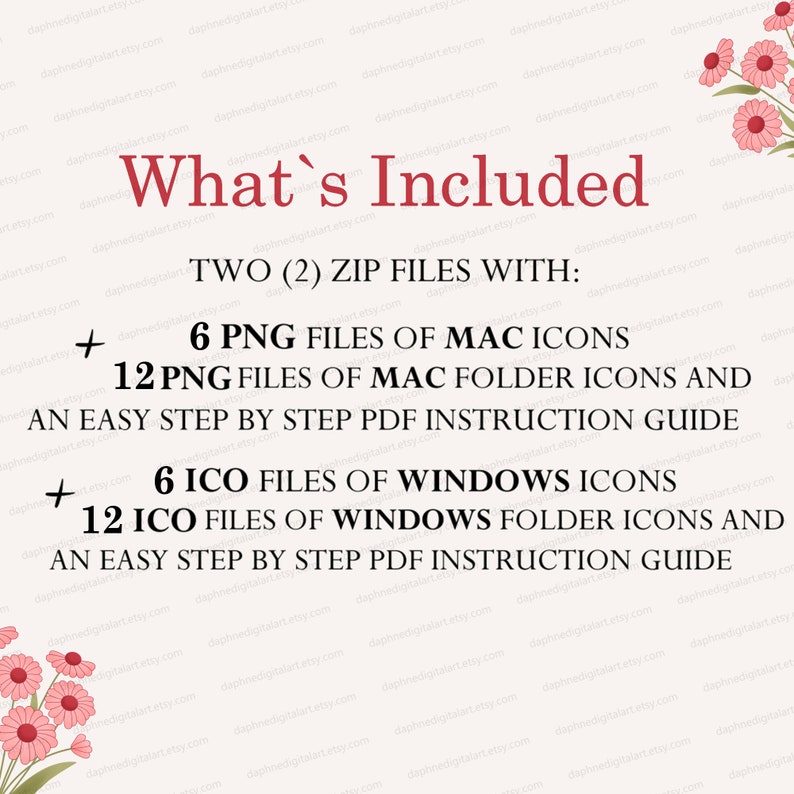 Ico Files Apple Desktop Folder Icons Kawaii, MAC & Windows Cute Desktop Icons ...
