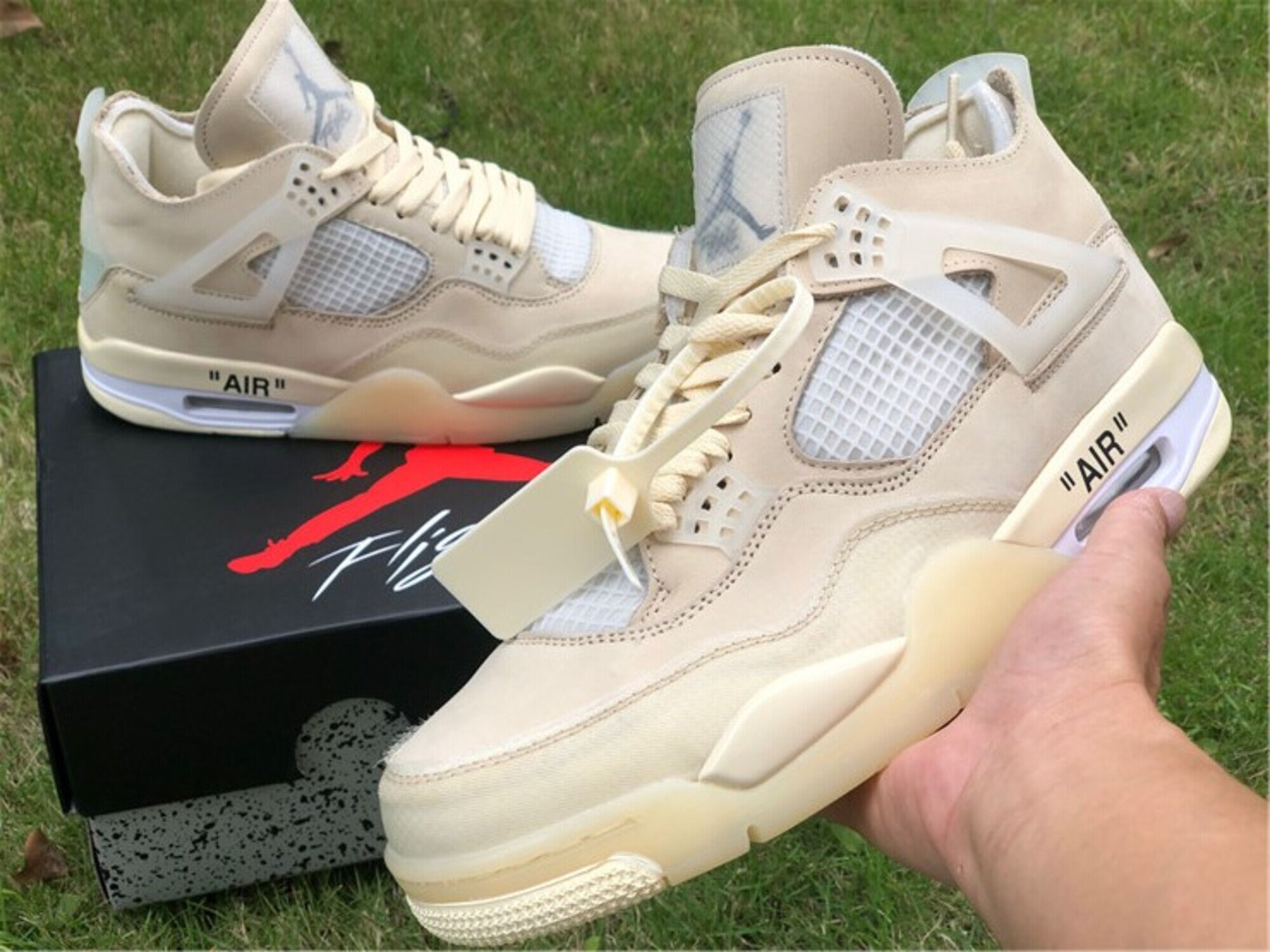Off White Jordan 4 - Etsy