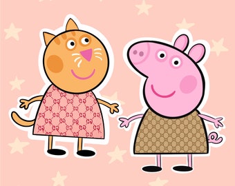 etsy peppa pig gucci