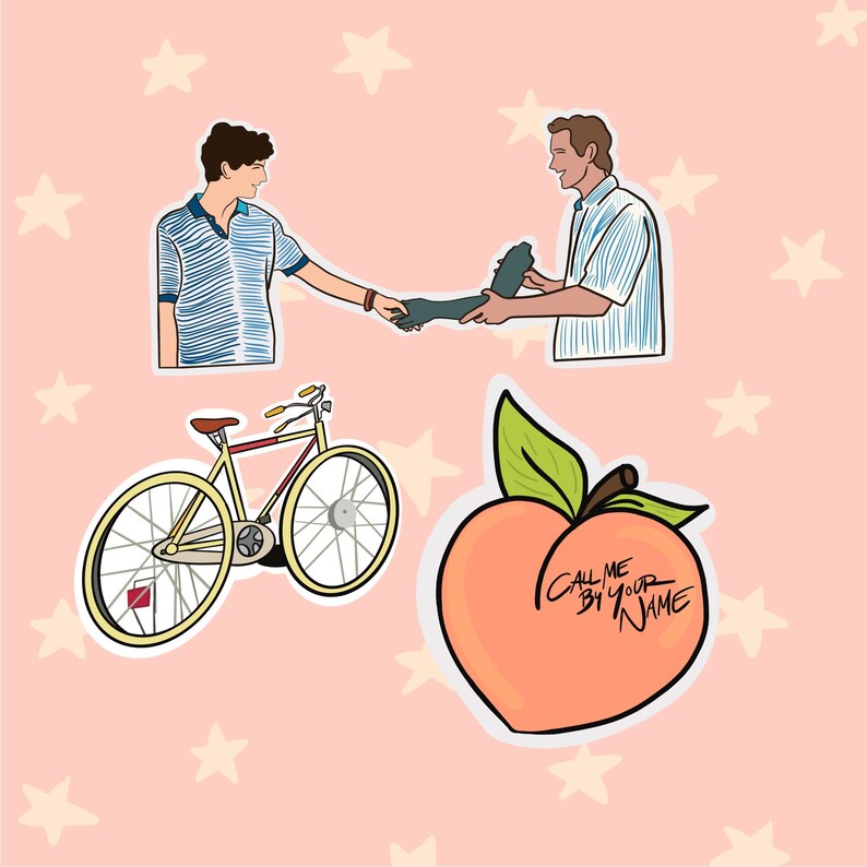 Call Me By Your Name Sticker Pack | Etsy