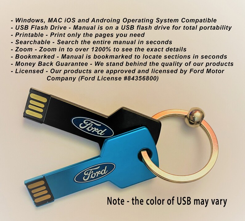 1965 Colorized Mustang Wiring Diagrams USB - Etsy