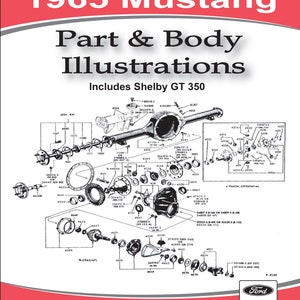 1965 Mustang Part and Body Illustrations