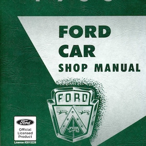 1955 Ford Car Shop Manual