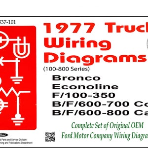 1977 Ford Truck Wiring Diagrams (100-800)